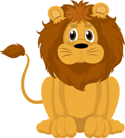 León, el personaje de la letra L en la app ABC Alphabet