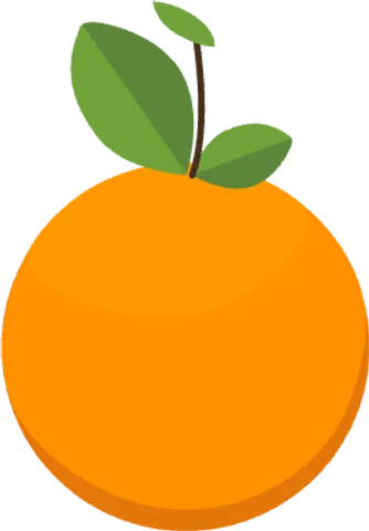 Orange, le personnage de la lettre O dans l’appli ABC Alphabet