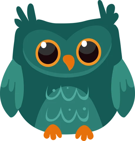 Owl, the character for letter O in the ABC Alphabet app