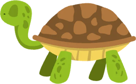 Turtle, the character for letter T in the ABC Alphabet app