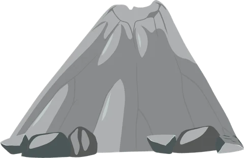 Volcano, the character for letter V in the ABC Alphabet app