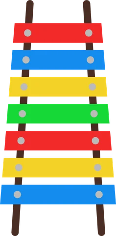 Xylophone, the character for letter X in the ABC Alphabet app
