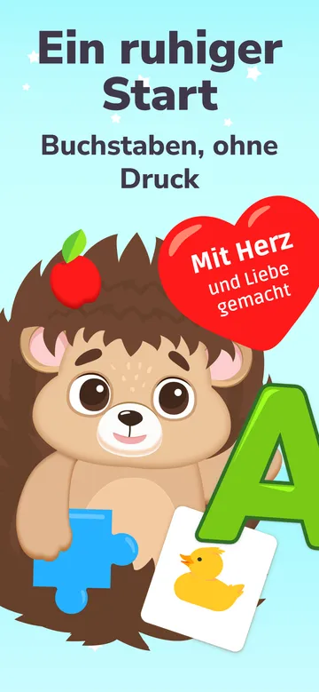Bildschirm der App ABC Alphabet
