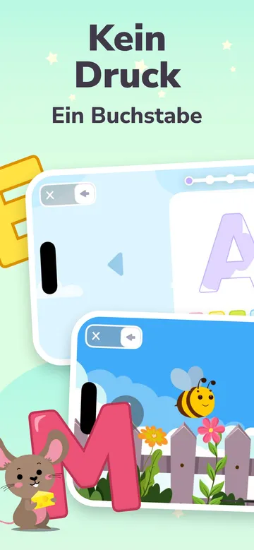 Bildschirm der App ABC Alphabet