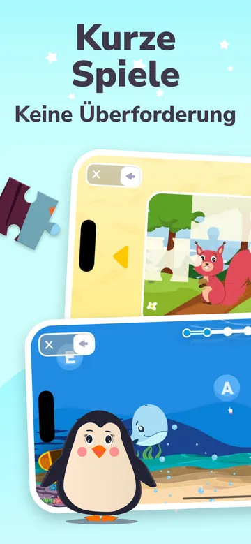 Bildschirm der App ABC Alphabet