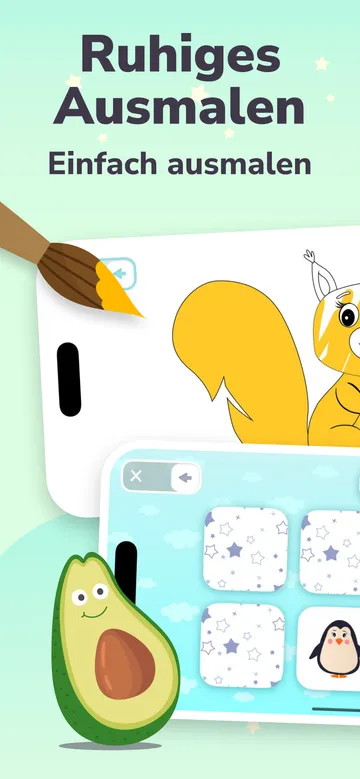 Bildschirm der App ABC Alphabet