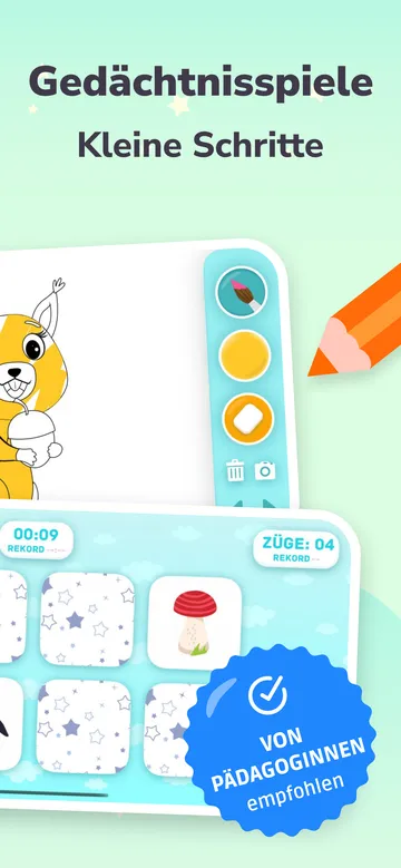 Bildschirm der App ABC Alphabet