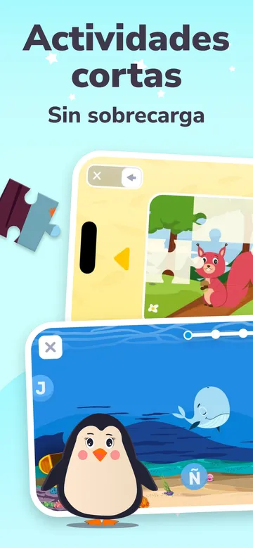 Pantalla de la app ABC Alphabet