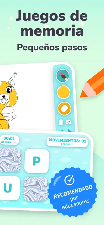 Pantalla de la app ABC Alphabet