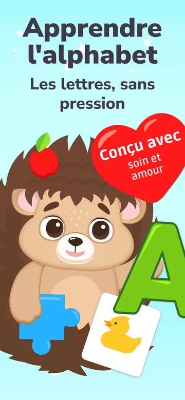 Écran de l’application ABC Alphabet