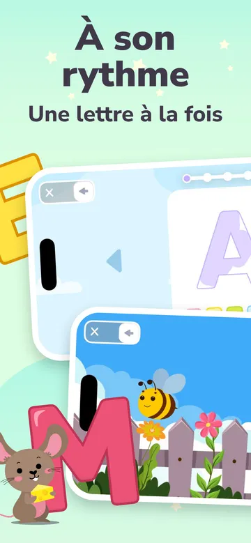 Écran de l’application ABC Alphabet