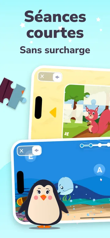 Écran de l’application ABC Alphabet