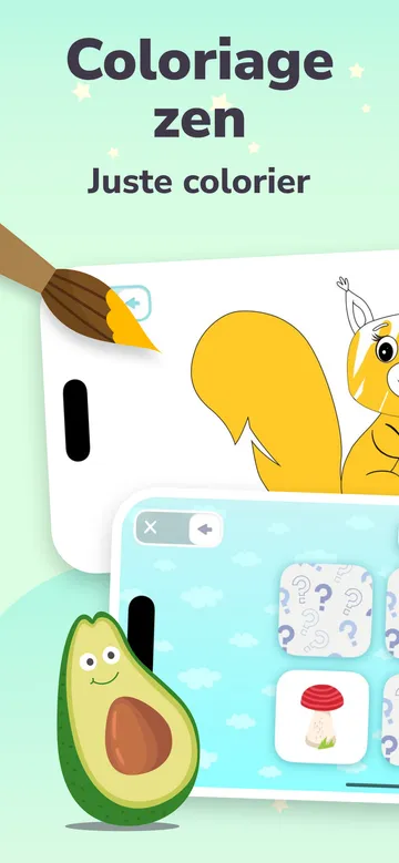 Écran de l’application ABC Alphabet