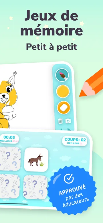 Écran de l’application ABC Alphabet