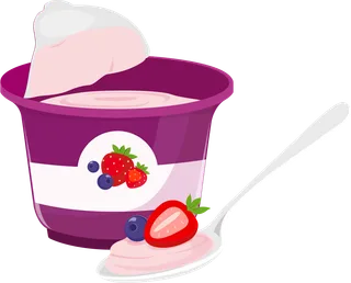 Dibujo: yogur